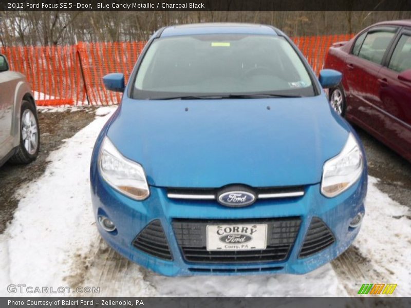 Blue Candy Metallic / Charcoal Black 2012 Ford Focus SE 5-Door