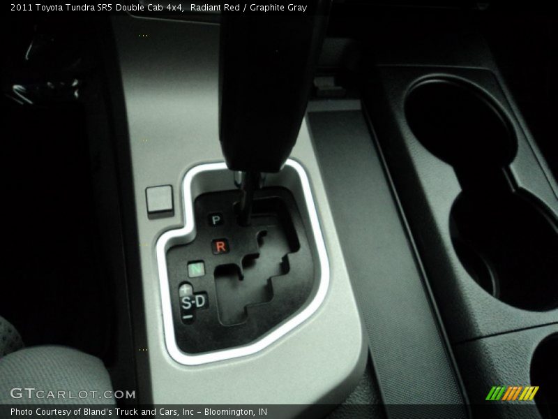 Radiant Red / Graphite Gray 2011 Toyota Tundra SR5 Double Cab 4x4