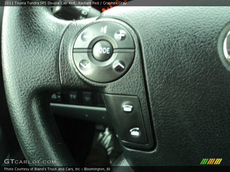 Radiant Red / Graphite Gray 2011 Toyota Tundra SR5 Double Cab 4x4
