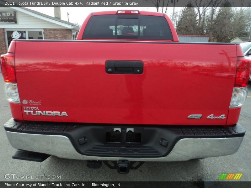 Radiant Red / Graphite Gray 2011 Toyota Tundra SR5 Double Cab 4x4