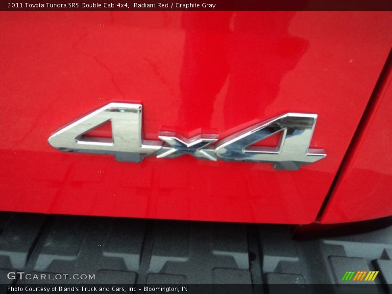 Radiant Red / Graphite Gray 2011 Toyota Tundra SR5 Double Cab 4x4