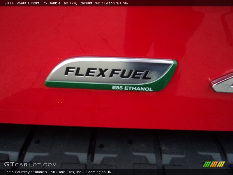 Radiant Red / Graphite Gray 2011 Toyota Tundra SR5 Double Cab 4x4