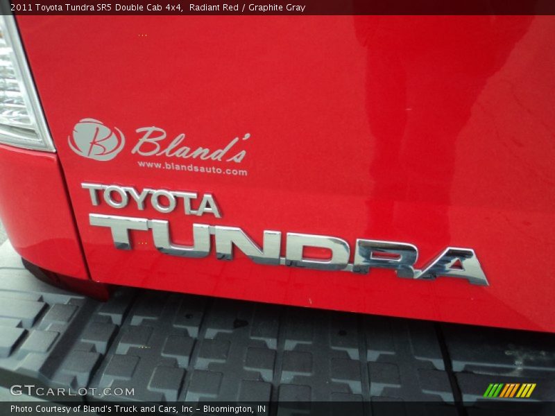 Radiant Red / Graphite Gray 2011 Toyota Tundra SR5 Double Cab 4x4