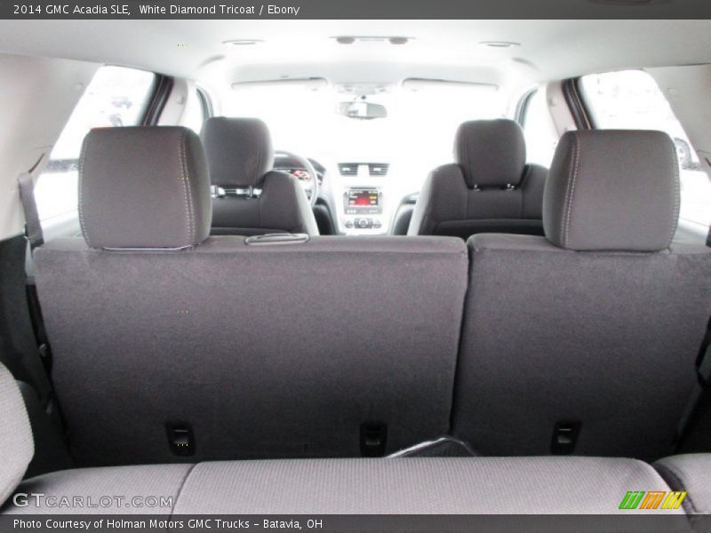White Diamond Tricoat / Ebony 2014 GMC Acadia SLE