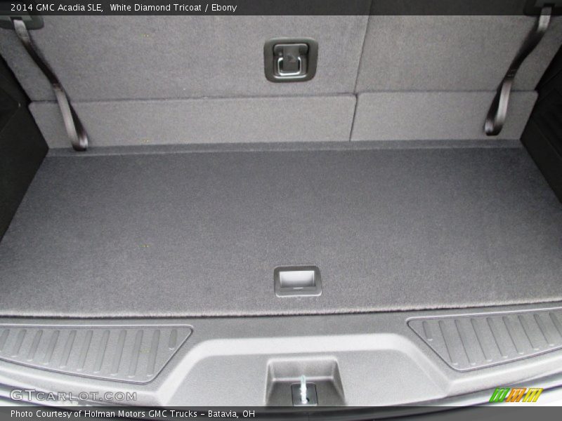 White Diamond Tricoat / Ebony 2014 GMC Acadia SLE