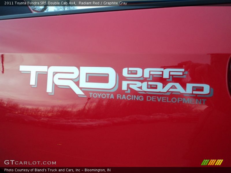 Radiant Red / Graphite Gray 2011 Toyota Tundra SR5 Double Cab 4x4