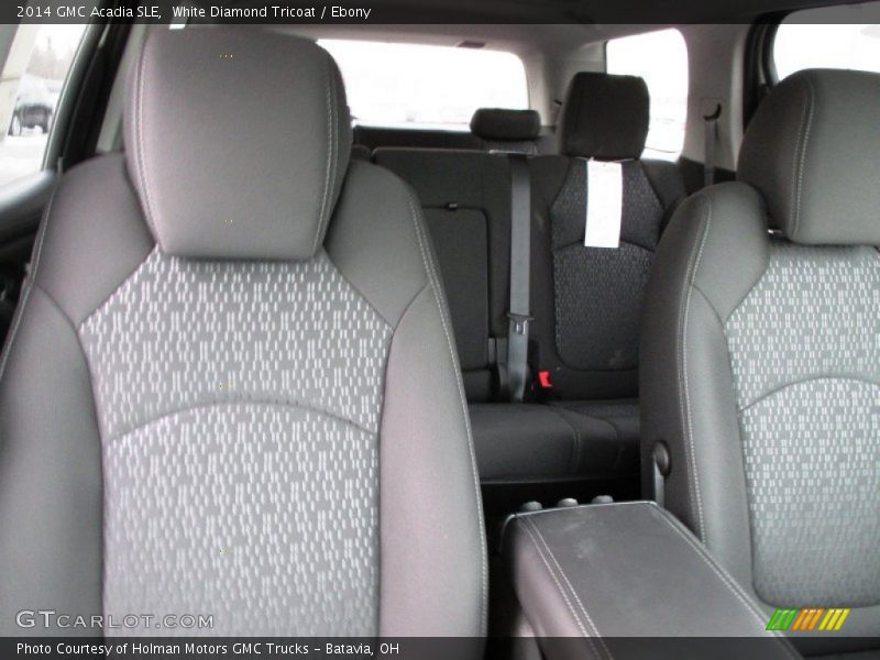 White Diamond Tricoat / Ebony 2014 GMC Acadia SLE