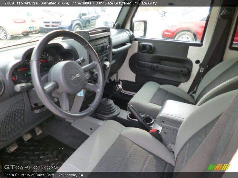 Dark Slate Gray/Medium Slate Gray Interior - 2009 Wrangler Unlimited X 4x4 