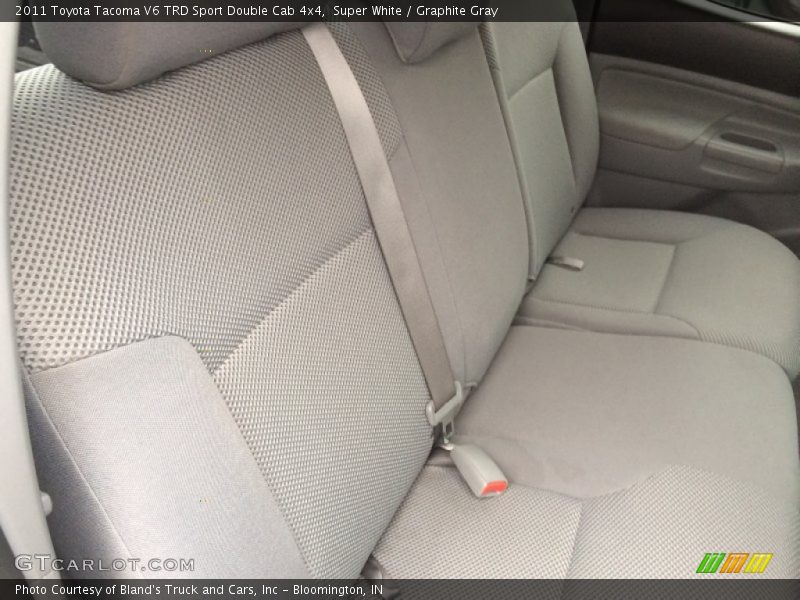 Super White / Graphite Gray 2011 Toyota Tacoma V6 TRD Sport Double Cab 4x4