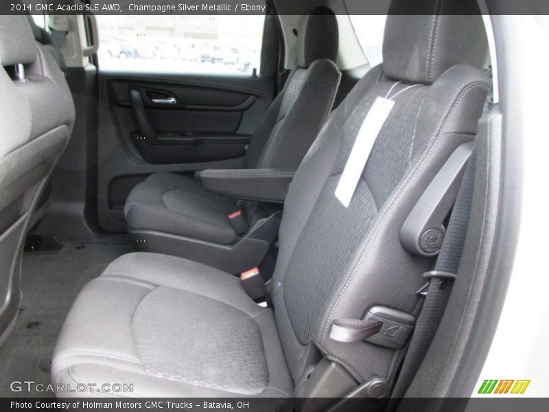 Champagne Silver Metallic / Ebony 2014 GMC Acadia SLE AWD