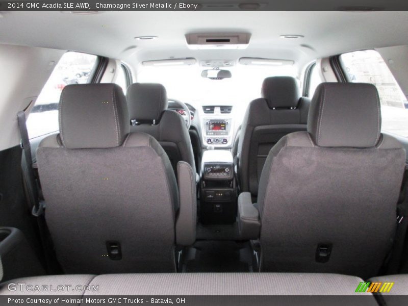 Champagne Silver Metallic / Ebony 2014 GMC Acadia SLE AWD