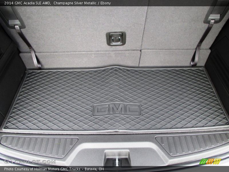 Champagne Silver Metallic / Ebony 2014 GMC Acadia SLE AWD