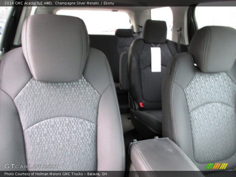 Champagne Silver Metallic / Ebony 2014 GMC Acadia SLE AWD