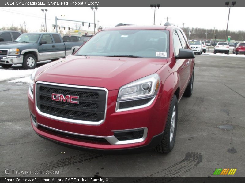 Crystal Red Tintcoat / Ebony 2014 GMC Acadia SLE