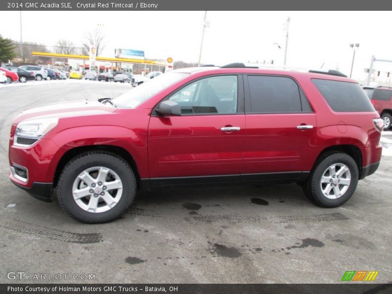 Crystal Red Tintcoat / Ebony 2014 GMC Acadia SLE