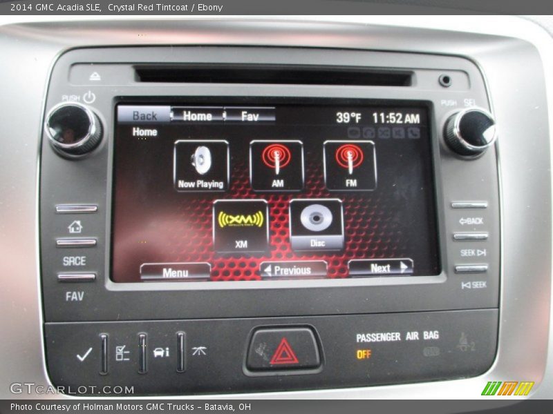 Crystal Red Tintcoat / Ebony 2014 GMC Acadia SLE