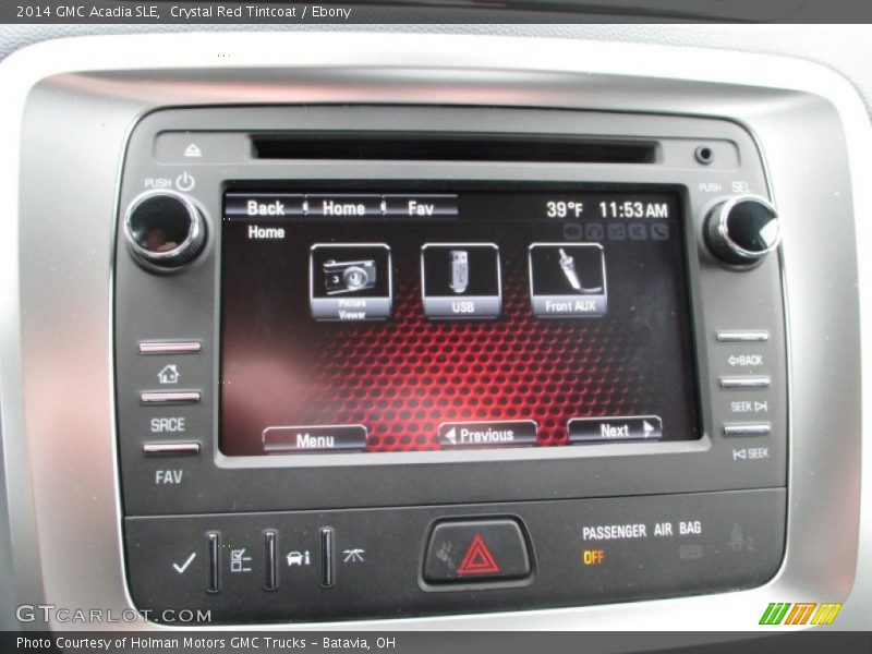 Crystal Red Tintcoat / Ebony 2014 GMC Acadia SLE