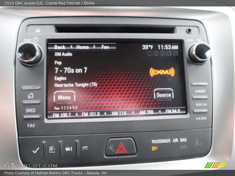 Crystal Red Tintcoat / Ebony 2014 GMC Acadia SLE