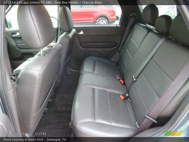 Rear Seat of 2012 Escape Limited V6 4WD