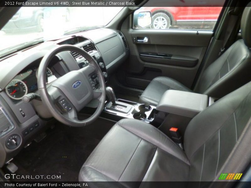 Steel Blue Metallic / Charcoal Black 2012 Ford Escape Limited V6 4WD