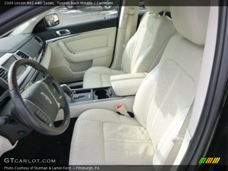 Front Seat of 2009 MKS AWD Sedan