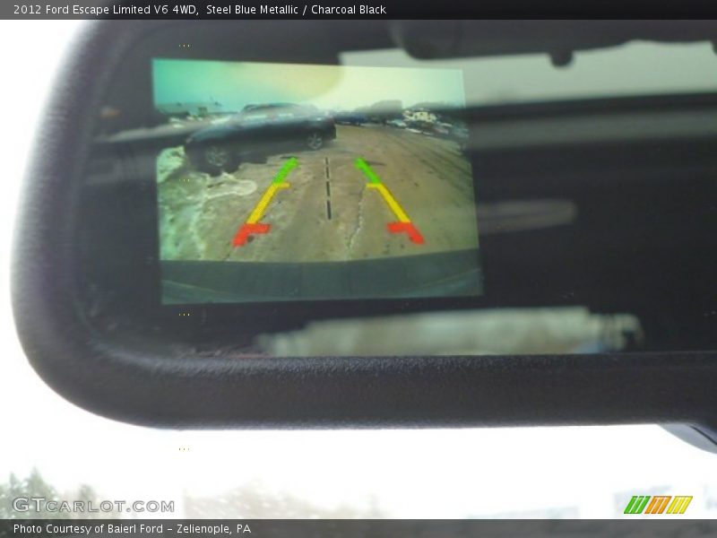 Steel Blue Metallic / Charcoal Black 2012 Ford Escape Limited V6 4WD