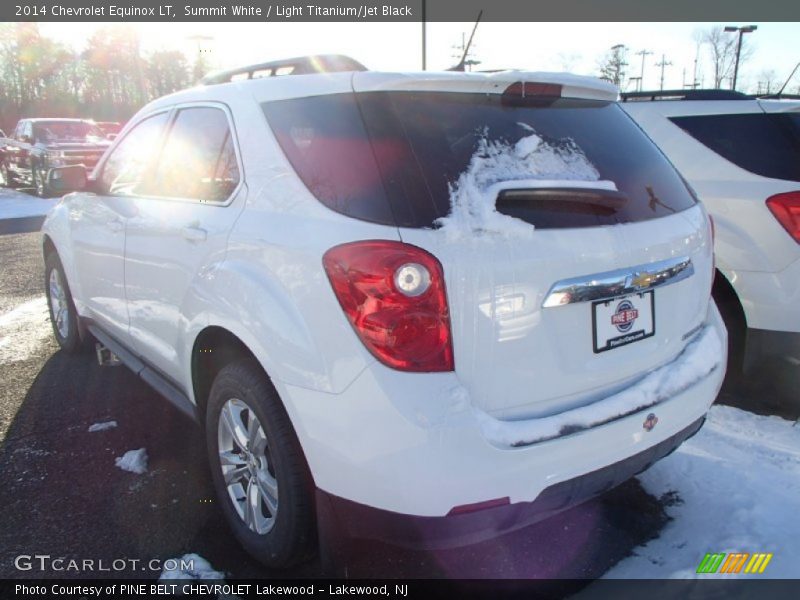 Summit White / Light Titanium/Jet Black 2014 Chevrolet Equinox LT