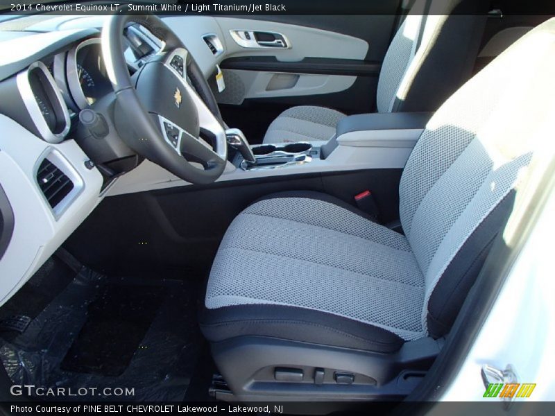 Summit White / Light Titanium/Jet Black 2014 Chevrolet Equinox LT