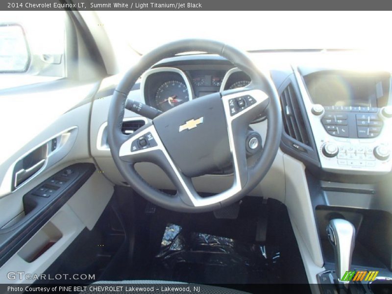 Summit White / Light Titanium/Jet Black 2014 Chevrolet Equinox LT
