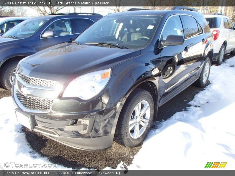 Black Granite Metallic / Jet Black 2014 Chevrolet Equinox LT