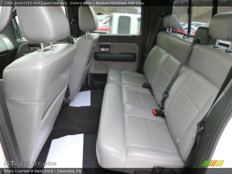 Oxford White / Medium Flint/Dark Flint Grey 2005 Ford F150 FX4 SuperCrew 4x4