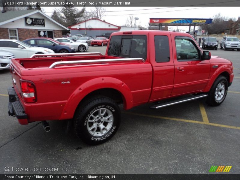 Torch Red / Medium Dark Flint 2010 Ford Ranger Sport SuperCab 4x4