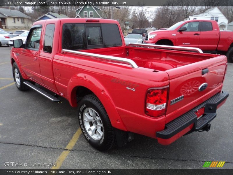Torch Red / Medium Dark Flint 2010 Ford Ranger Sport SuperCab 4x4