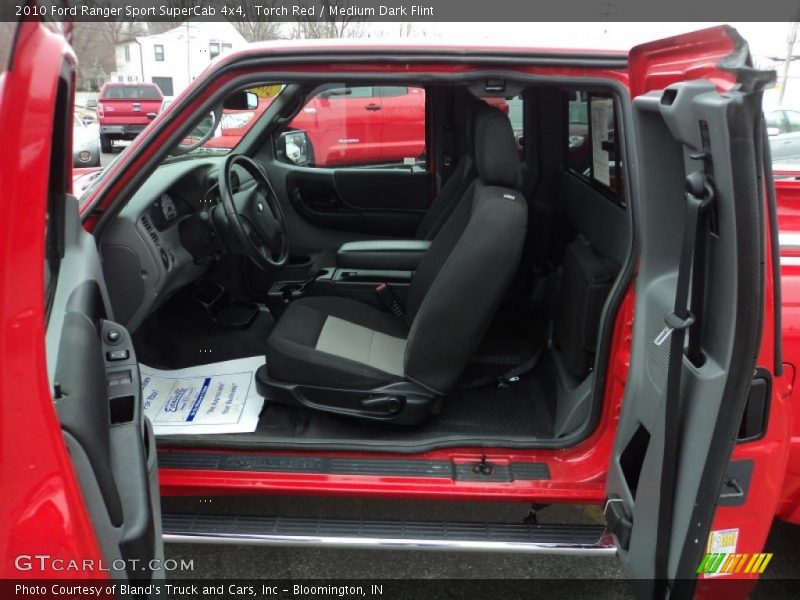 Torch Red / Medium Dark Flint 2010 Ford Ranger Sport SuperCab 4x4