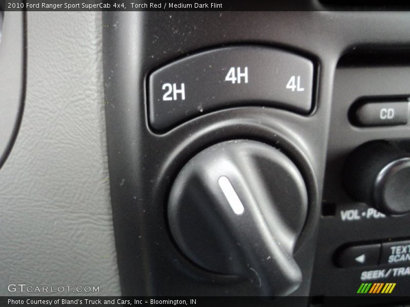 Torch Red / Medium Dark Flint 2010 Ford Ranger Sport SuperCab 4x4