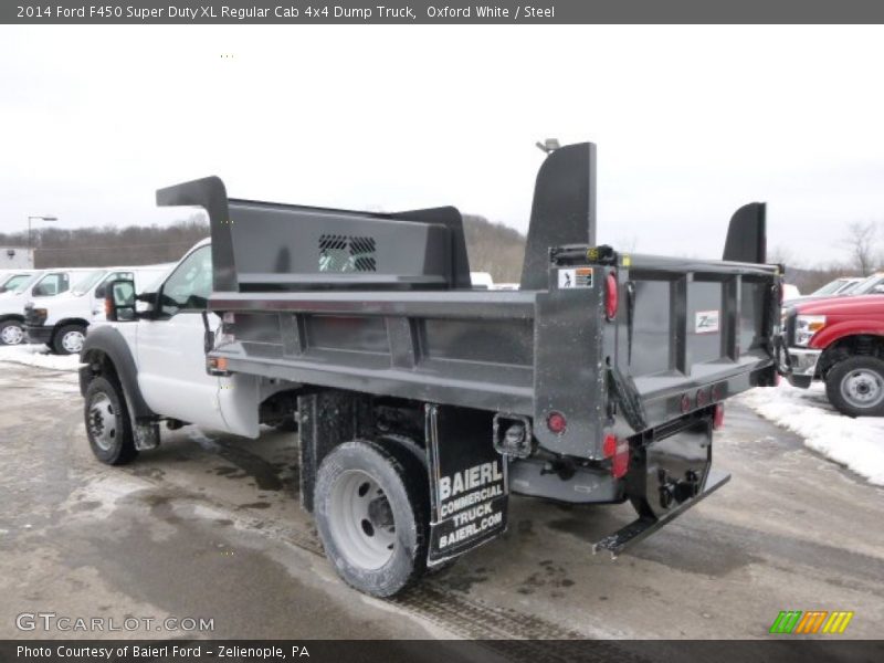 Oxford White / Steel 2014 Ford F450 Super Duty XL Regular Cab 4x4 Dump Truck