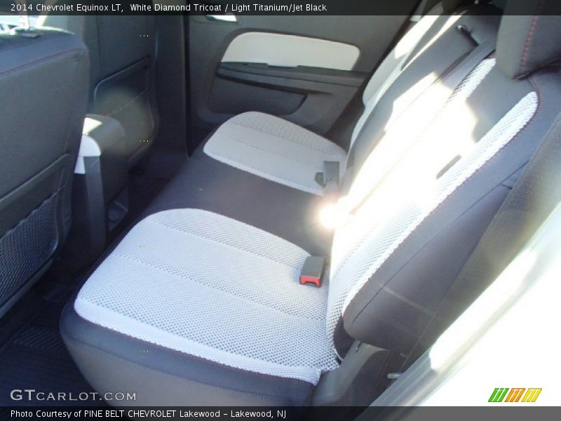 White Diamond Tricoat / Light Titanium/Jet Black 2014 Chevrolet Equinox LT
