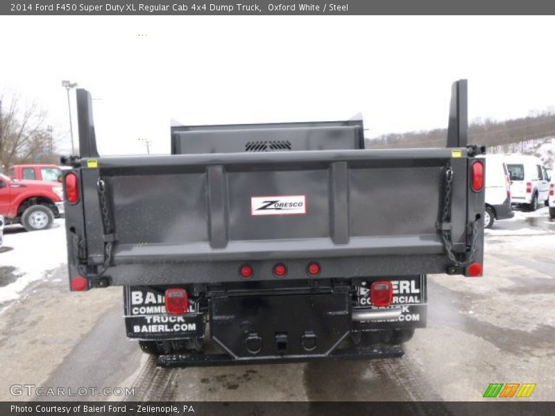 Oxford White / Steel 2014 Ford F450 Super Duty XL Regular Cab 4x4 Dump Truck