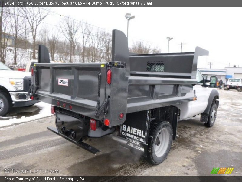 Oxford White / Steel 2014 Ford F450 Super Duty XL Regular Cab 4x4 Dump Truck