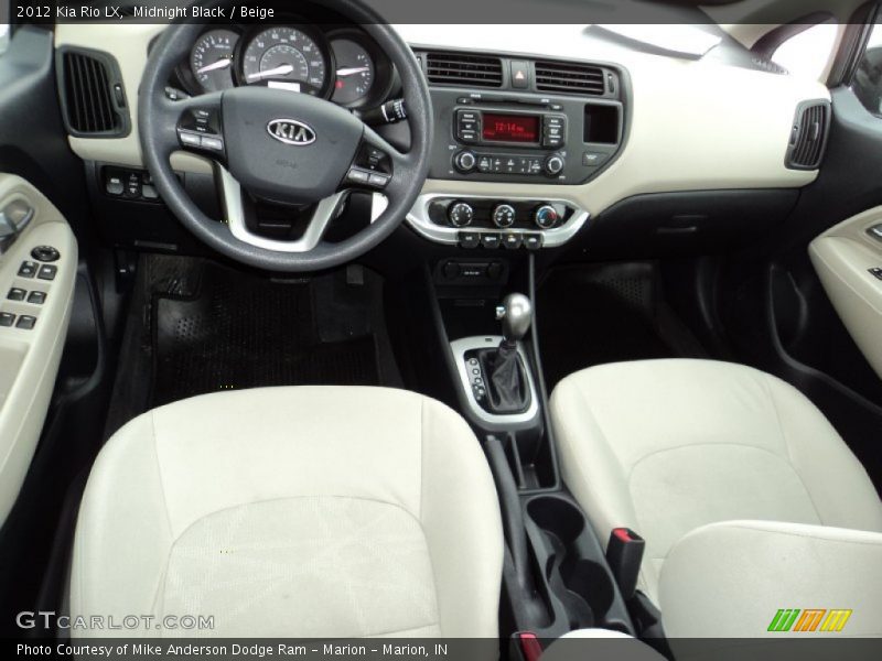 Midnight Black / Beige 2012 Kia Rio LX