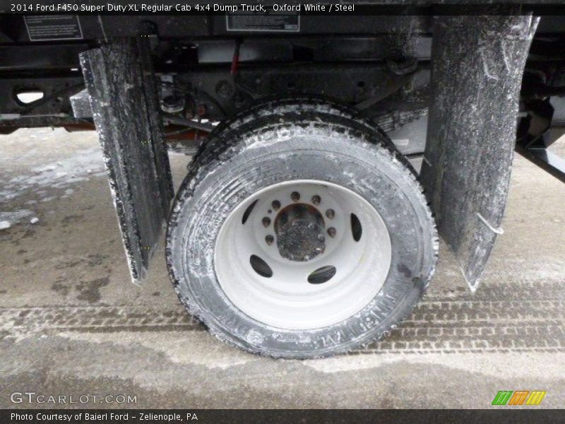 2014 F450 Super Duty XL Regular Cab 4x4 Dump Truck Wheel