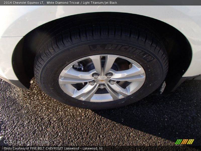 White Diamond Tricoat / Light Titanium/Jet Black 2014 Chevrolet Equinox LT