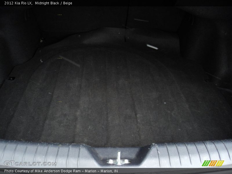 Midnight Black / Beige 2012 Kia Rio LX
