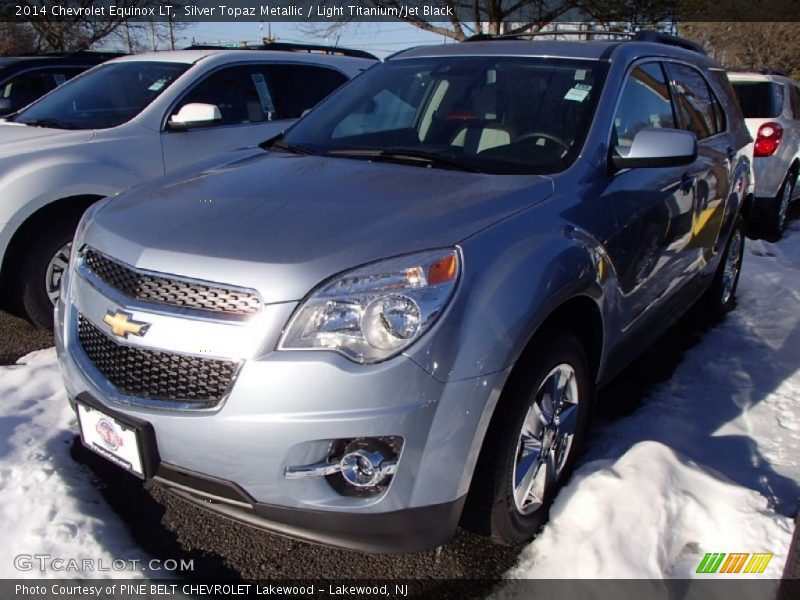 Silver Topaz Metallic / Light Titanium/Jet Black 2014 Chevrolet Equinox LT
