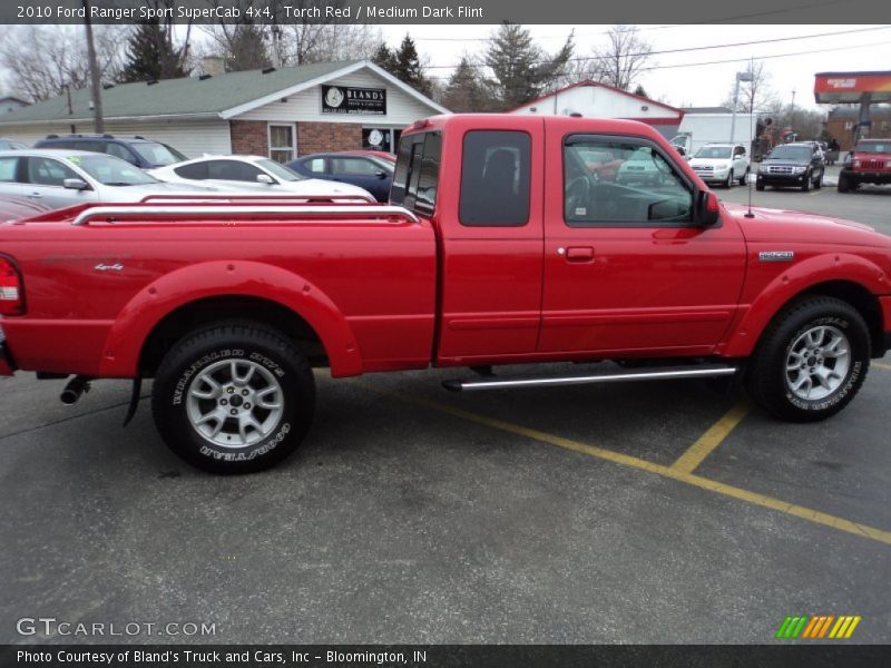 Torch Red / Medium Dark Flint 2010 Ford Ranger Sport SuperCab 4x4