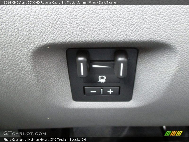 Summit White / Dark Titanium 2014 GMC Sierra 3500HD Regular Cab Utility Truck