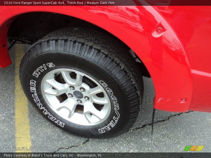 Torch Red / Medium Dark Flint 2010 Ford Ranger Sport SuperCab 4x4