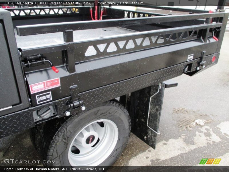 Summit White / Dark Titanium 2014 GMC Sierra 3500HD Regular Cab Utility Truck