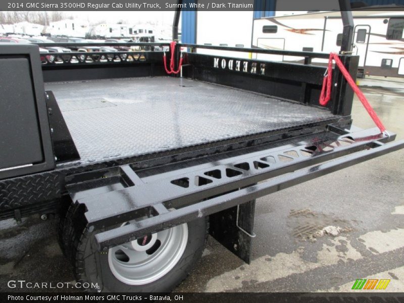 Summit White / Dark Titanium 2014 GMC Sierra 3500HD Regular Cab Utility Truck