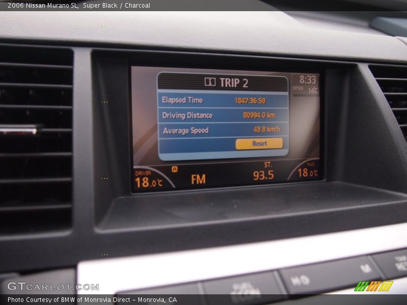 Super Black / Charcoal 2006 Nissan Murano SL